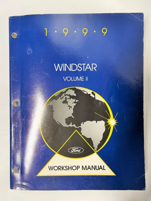Windstar Volume 2 1999 Ford Factory Dealer Service Repair Manual Book