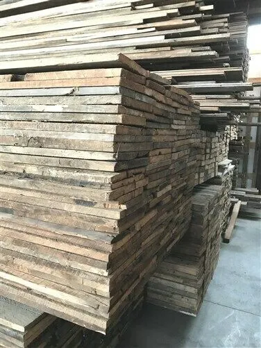 Reclaimed Brown Board Barn Wood Hardwood Pine Wall Siding Panels Planks Lumber