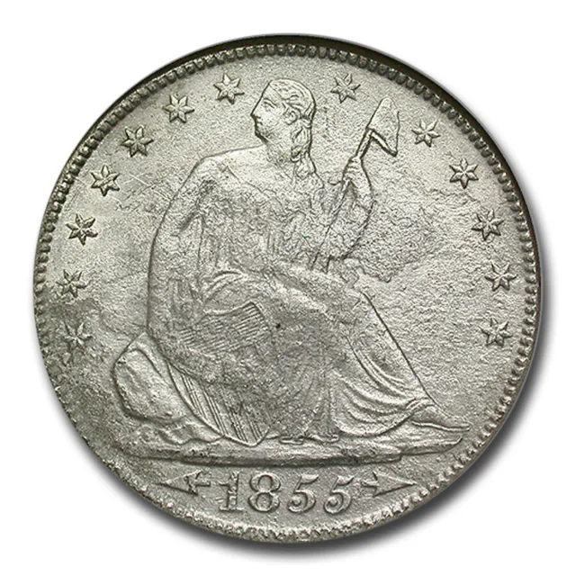 1855-O Liberty Seated Half NGC (SS-Republic)