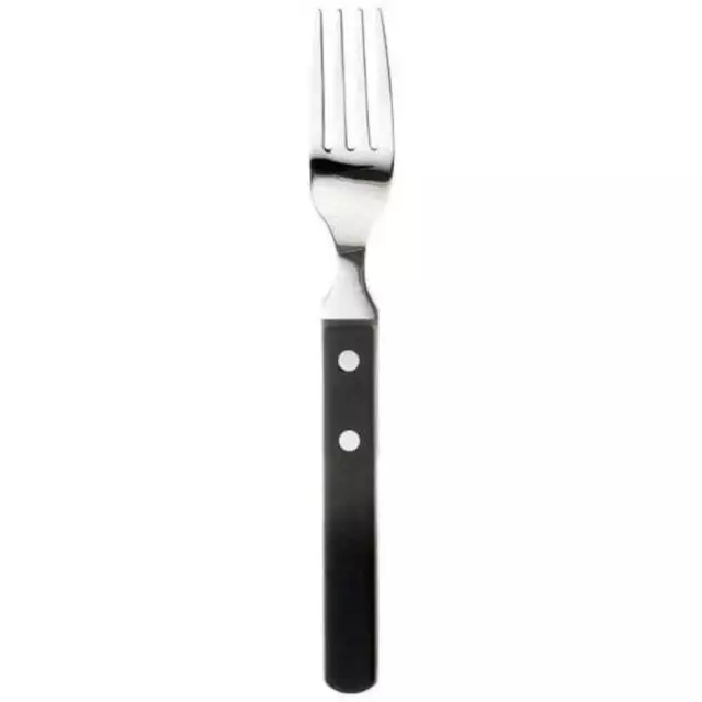 Robert Welch Trattoria Table Fork Black Handle 18/10 (Pack Of 12)