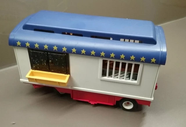 Roulotte cirque Romani Playmobil 3728 officiel vintage retro excellent état 90s