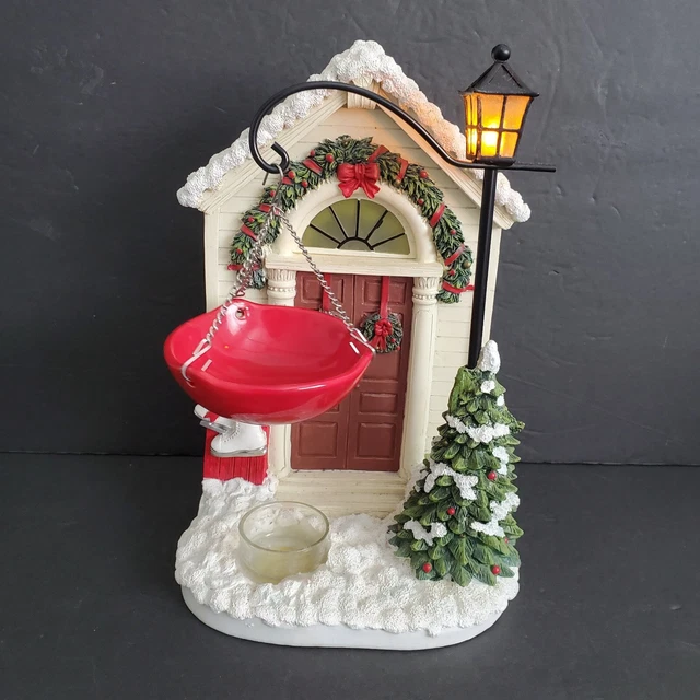Vela Yankee Árbol de Navidad Corona Puerta Frontal Luz LED Lámpara Tarta Calentador