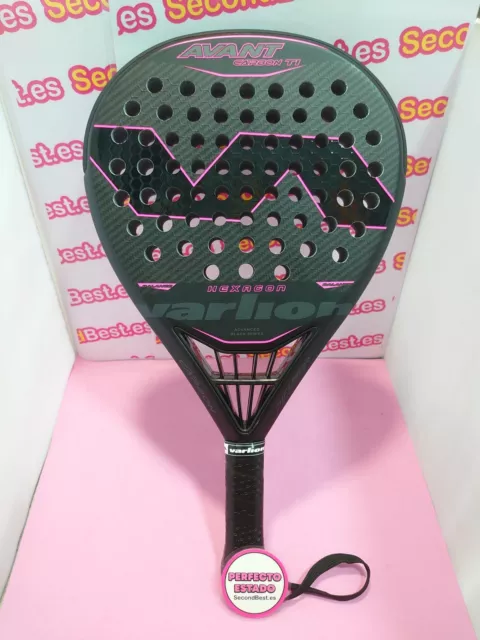 VARLION Avant Carbon T1 Hexagon Pala de Padel Negro Segunda Mano