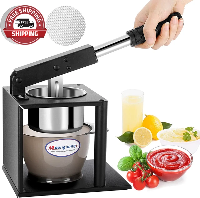 Potato Ricer Masher with 2 Interchangeable Discs Hand Food Press for Mashed Pota