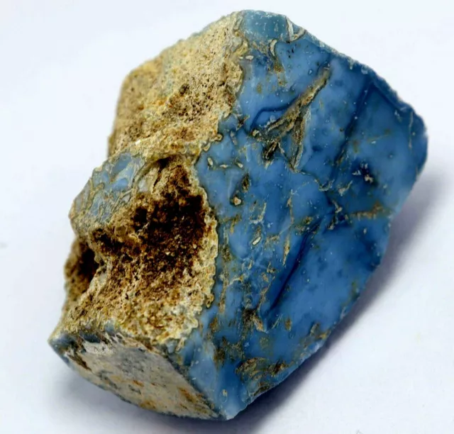 247.90 CT Naturel non Traité Australien Bleu Opale Certifié Terre Mine Naturel
