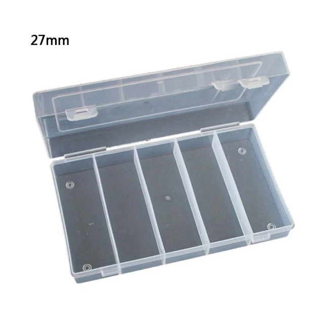 Rectangular Plastic Storage Box for 100pcs 27mm Collectible Commemorative Coins