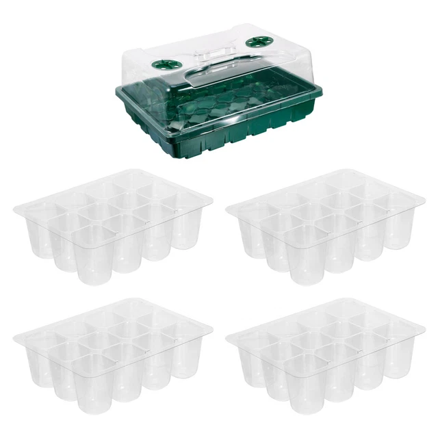 Plateaux De Jardin Carrés - Lot De 2 Assiettes Plastique Beige - Pour Pots De Fleurs Intérieur/extérieur - Antidérapant
