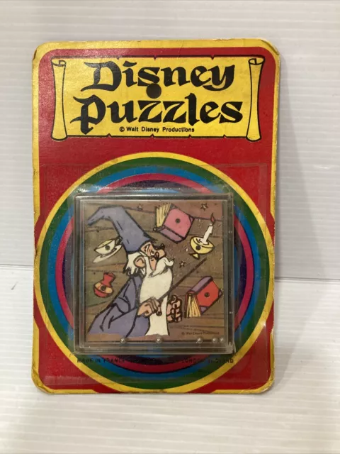 Walt Disney Productions Francia Puzle Juego De Bolas Antiguo Merlin Encantador