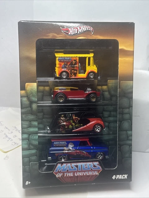 Set Hot Wheels Masters Of The Universe 5/5 Real Riders - Camions 1/64, édition 2020, Neuf !