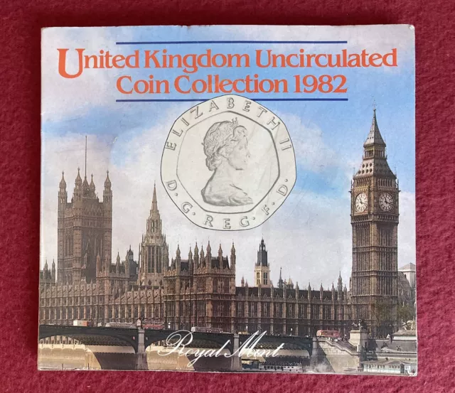 Uk 1982 Uncirculated Coin Set. Royal Mint Blister Pack. A Small Piece of History