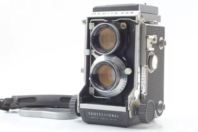 [Exc+5 w/Strap] Mamiya C22 Pro TLR Film Camera Sekor 105mm f/3.5 Lens From JAPAN