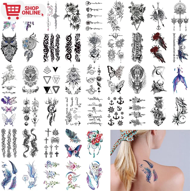 40 Fogli Di Tatuaggi Temporanei Di Halloween, Set Horror Con Cicatrici E Ferite, Per Costumi Adulti Uomo Donna, Feste Carnevale