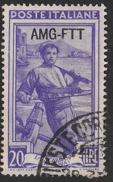 Stamp Italy Trieste SC 098 Allied Military Government Free Territory AMGFTT Used