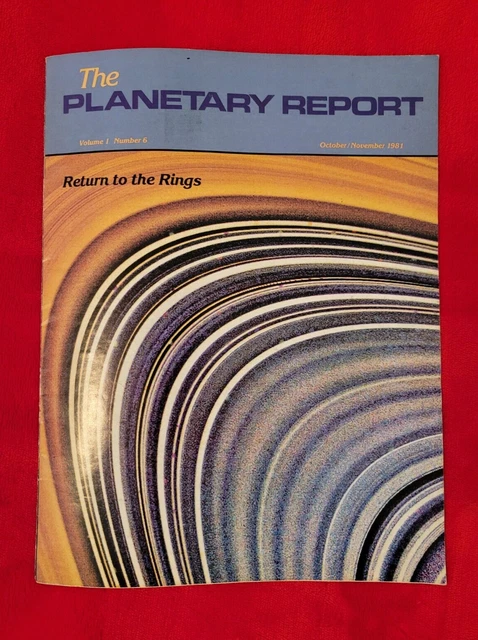 Planetrary THE PLANETARY REPORT Magazine Planetary Society October / November 1981 ...