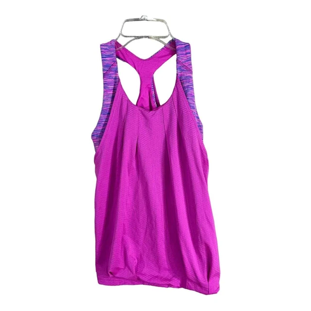 Ivivva Lululemon pink racer back tank top GIRLS SIZE 12
