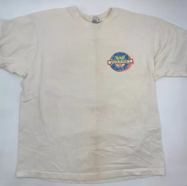 Vintage 80s 90s Vuarnet France Surf Logo Graphic Faded T Shirt XL