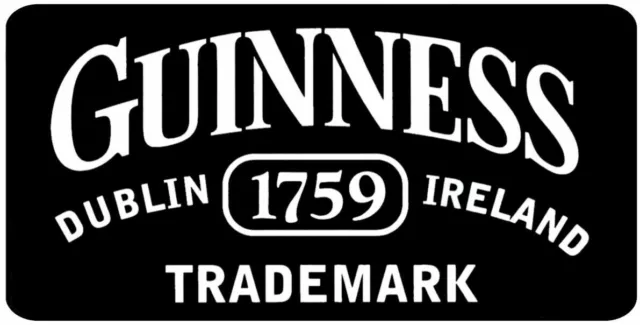 Vintage Metal Guinness Dublin Beer Man Cave Bar Pub Shed Retro Beer Wall Sign