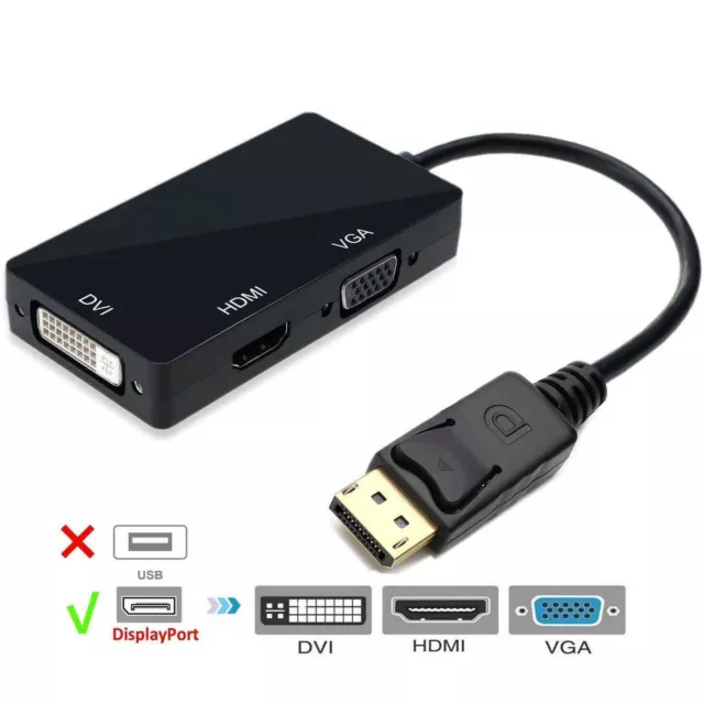 FOINNEX Adaptateur HDMI vers Displayport, Convertisseur HDMI Mâle