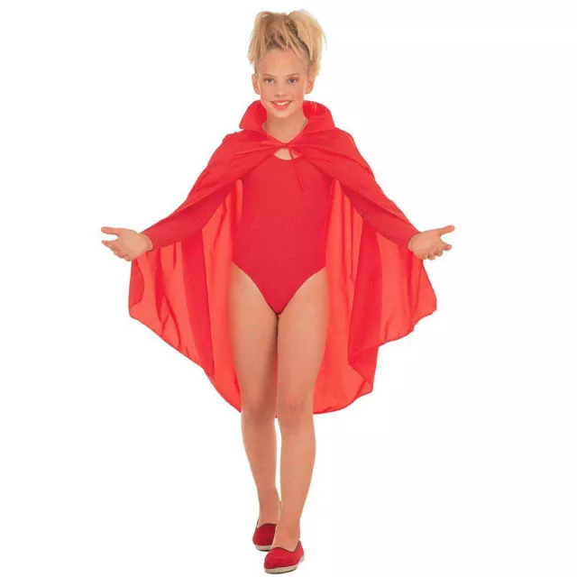 Roja Niños Capote de Vampiro Capa Vampiro Halloween Cape