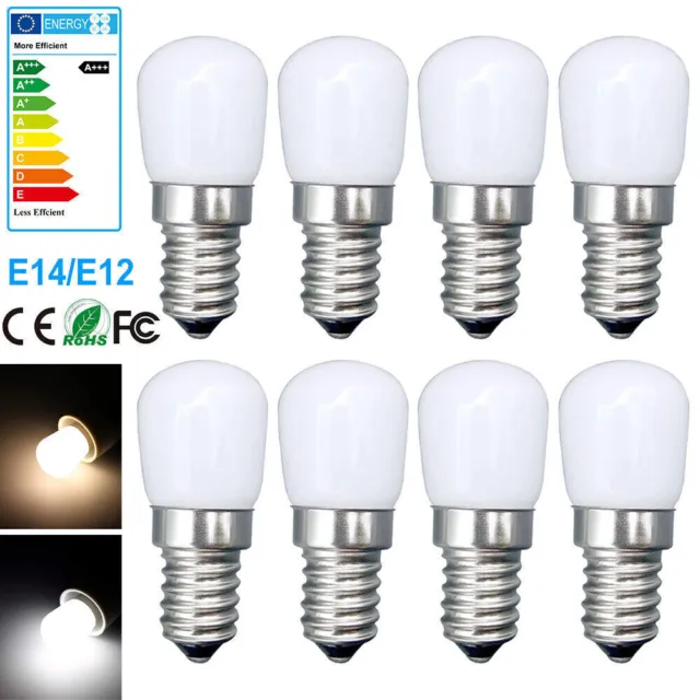 10X E14 LED Glühbirnen Kühlschranklampe Kühlschrankbirne Dimmbar Leuchtmittel