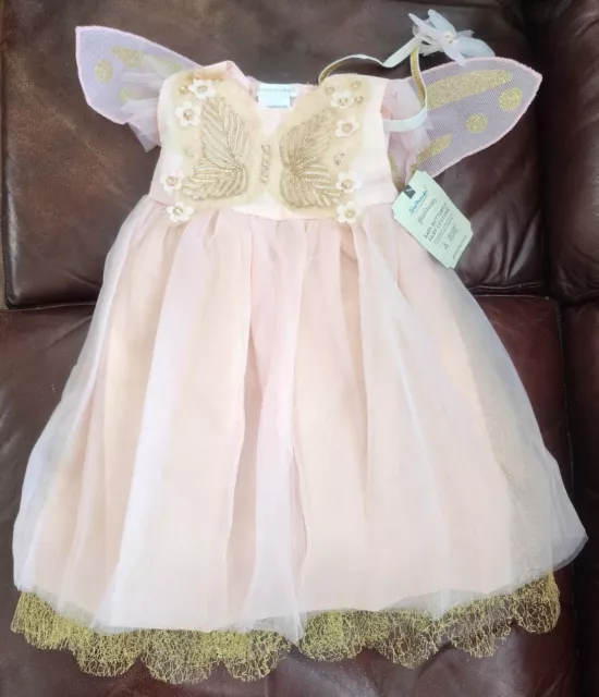 Pottery Barn Kids Pink Butterfly Fairy Costume Outfit NWT 12-24 Months Party