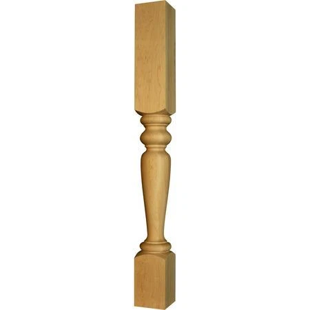OSBORNE WOOD PRODUCTS 1728H 35 1/2 x 3 1/2 Grand Island Leg in Hickory