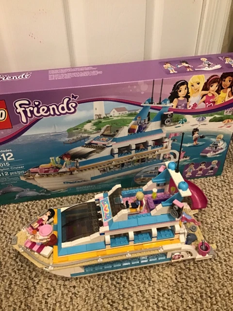 LEGO Friends 41015 Dolphin Cruiser with Both Manuals and Mini Dolls Box Retired
