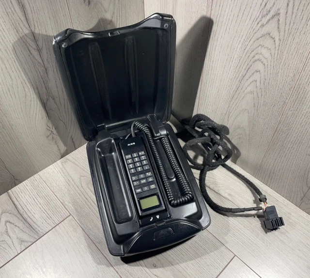 Accoudoir De Console Avant Central En Cuir Noir Bmw X5 E53 Avec Téléphone