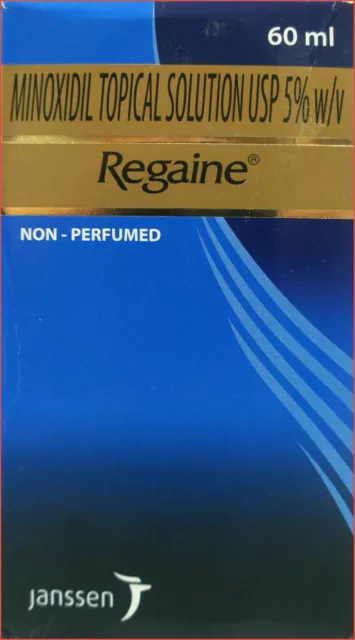 Paquete de 2 - Solución tópica Regaine USP 5% crecimiento del cabello y promotor para hombres