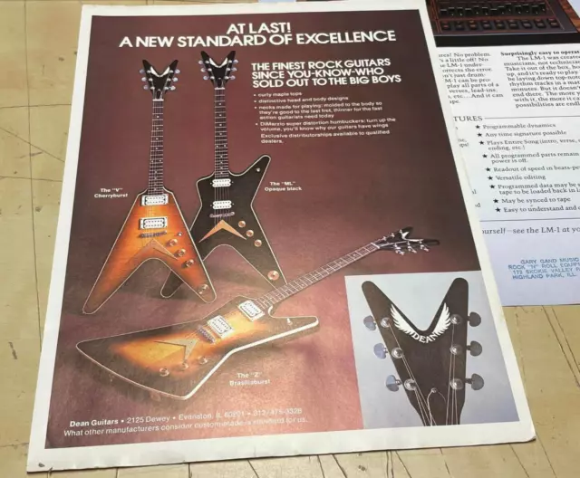 Vintage Original CF Martin Instruments 1833 1983 Guitar Catalog and Brochure Lot 2