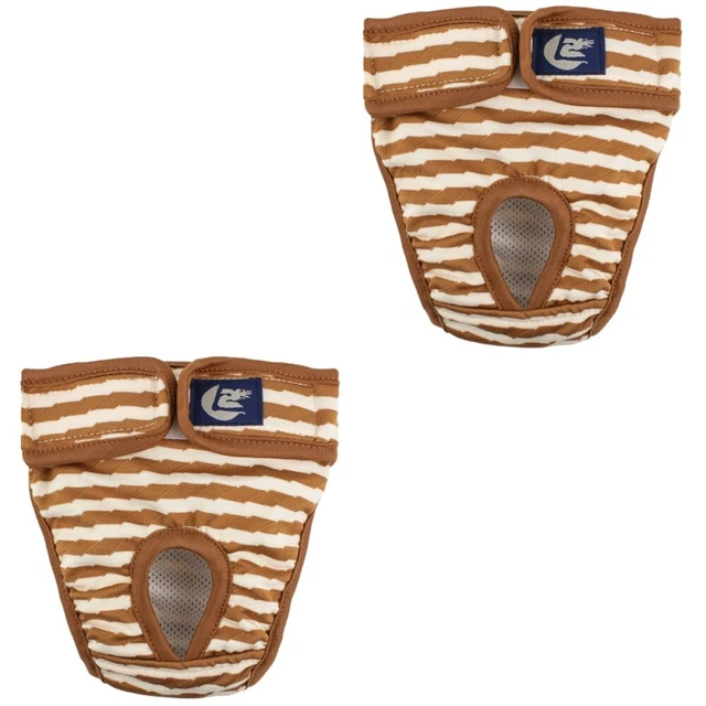 2 Pcs dog sanitary panties Wiederverwendbare Hundewindeln Katzen Windeln Welpen-
