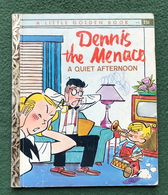 DENNIS THE MENACE A Quiet Afternoon Little Golden Book 1960 Hank ...