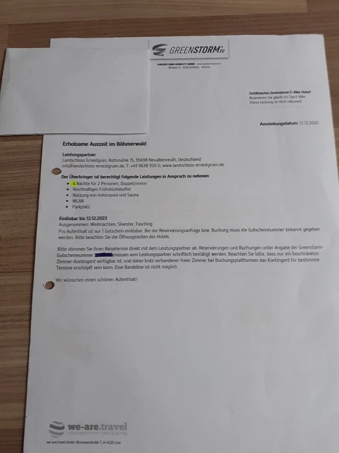 5 Tage Landschloss Ernestgrün ***Superior Neualbenreuth für 2 Personen