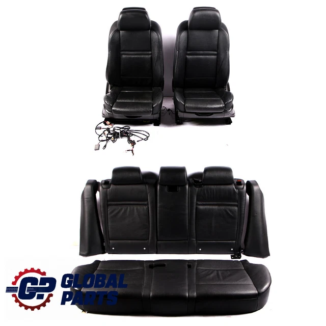 BMW X5 E70 Sport Black Leather Interior Seats Front Rear Seat Electric