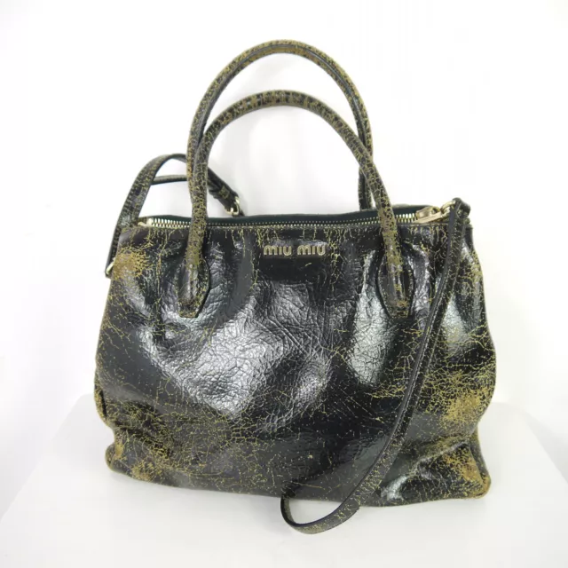 Miu miu top craquele bag