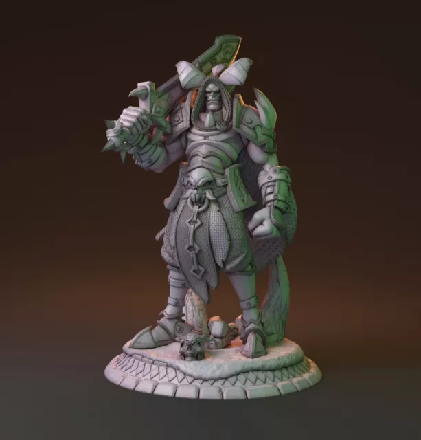 Démoniaque Eidbrecher Paladin Miniature Barbare Figurine pour Ttrpg's Wie D&d 5e