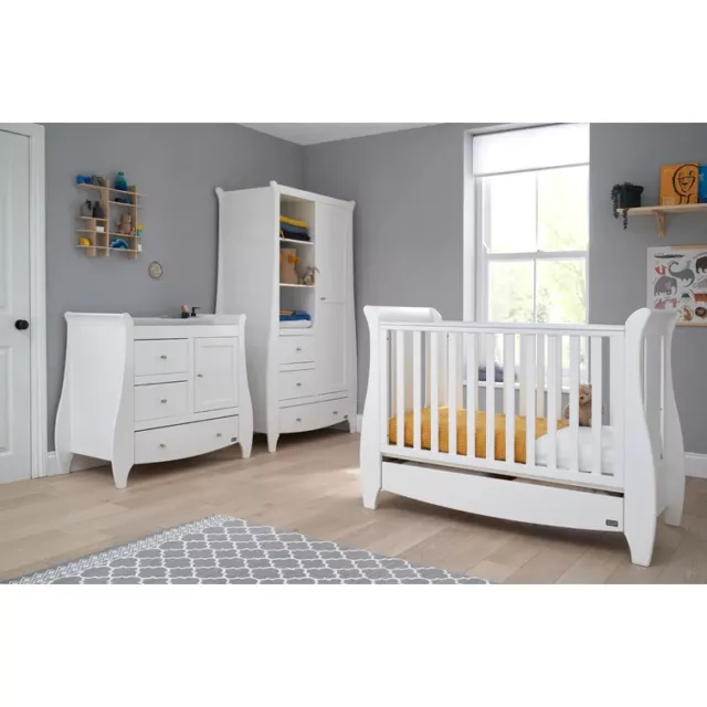 Katie Space Saver Cot Bed 3-Piece Nursery Furniture Set