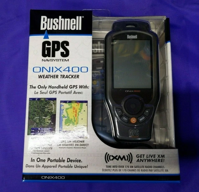BUSHNELL ONIX 400 GPS Handheld Navigation System with Maps, Aerial