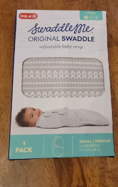 Swaddle Me Original Baby Wrap Swaddle - STAGE 1 - 0-3 MONTHS - 7-14lbs / 26"