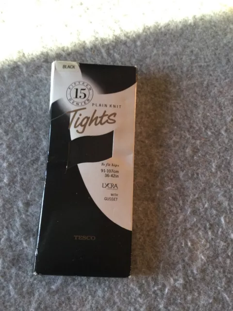 TESCO'S PLAIN KNIT Tights £1.50 - PicClick UK