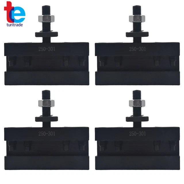 New CXA #1 Quick Change 250-301 Tool Post Turning & Facing Holder 4Pcs