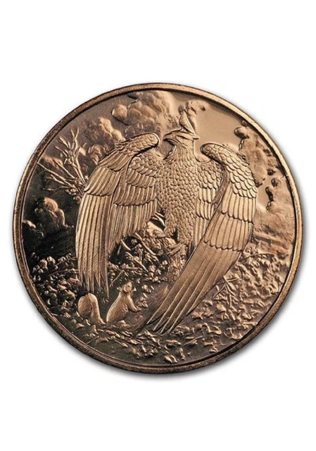 1 oz Copper Round - Nordic Creatures: The Great Eagle