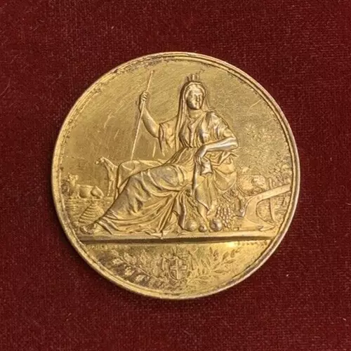 1611 - Medaglia del Ministero dell' Economia Nazionale - "Al Merito Zootecnico"