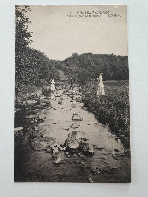 Carte Postale Chateau-chinon 58 1900
