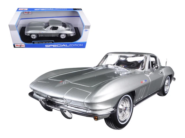 Modèle Réduit Chevrolet Corvette 1:24 - Édition Spéciale 1970 Bleu - Neuf
