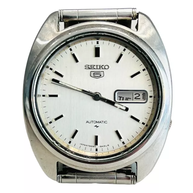 1970S MENS SEIKO 5 WATCH - 7009-8081 - MECHANICAL AUTOMATIC - WORKING ...