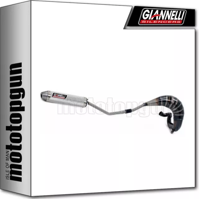 Giannelli Full System Exhaust Race Enduro 2T Aluminium Derbi Senda 50 R 2004 04