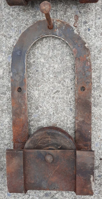 Vintage Horseshoe Barn Door Rollers 4, Nice! 4