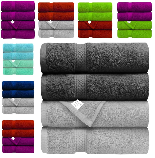 4x Jumbo Bath Sheet 100% Egyptian Cotton Towel Sof Large Size Bathroom XL Towel