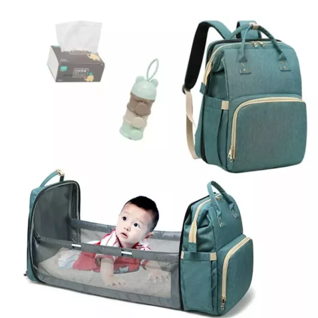 GRAND SAC À Langer de Maternité Multi-fonction Bébé Sac à Dos Pliable  Couchage EUR 49,99 - PicClick FR